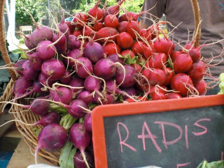 Radishes from Coop les jardins de la résistance. Photo: http://www.cooplesjardinsdelaresistance.com/