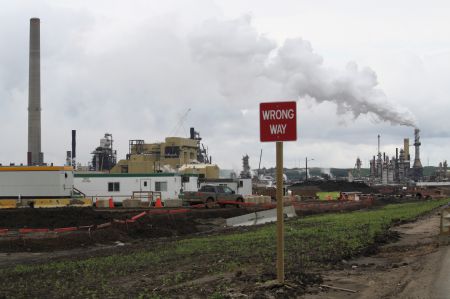 In Northern Alberta, Indigenous communities and their allies are organizing to halt the destruction they say is caused by the tar sands. PHOTO: Arij Riahi.